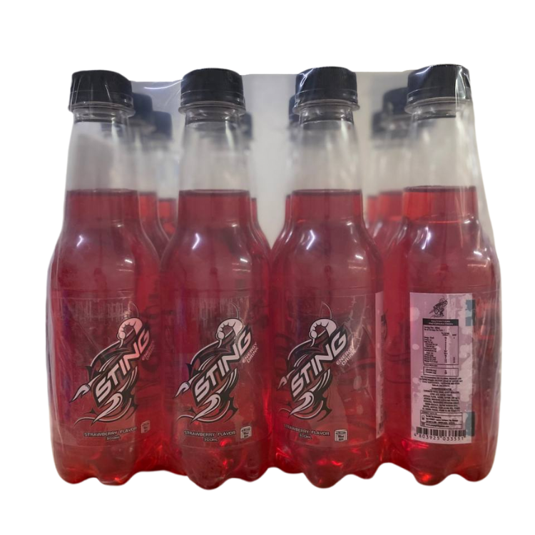Sting Energy Drink Strawberry Flavor 12x300ml